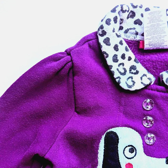 Buster Brown Purple Kids Sweater with Dog Design - Picture 3 of 8